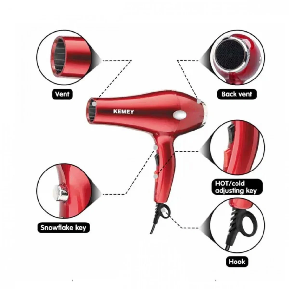 Επαγγελματικό Πιστολάκι μαλλιών 2300W - Air Light