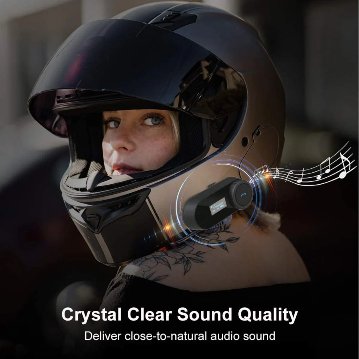 Σύστημα Ενδοεπικοινωνίας Bluetooth με οθόνη LCD – TCOM-SC