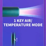 Αναδιπλούμενο Σεσουάρ - Πιστολάκι Μαλλιών 1000W Kemei KM-9825