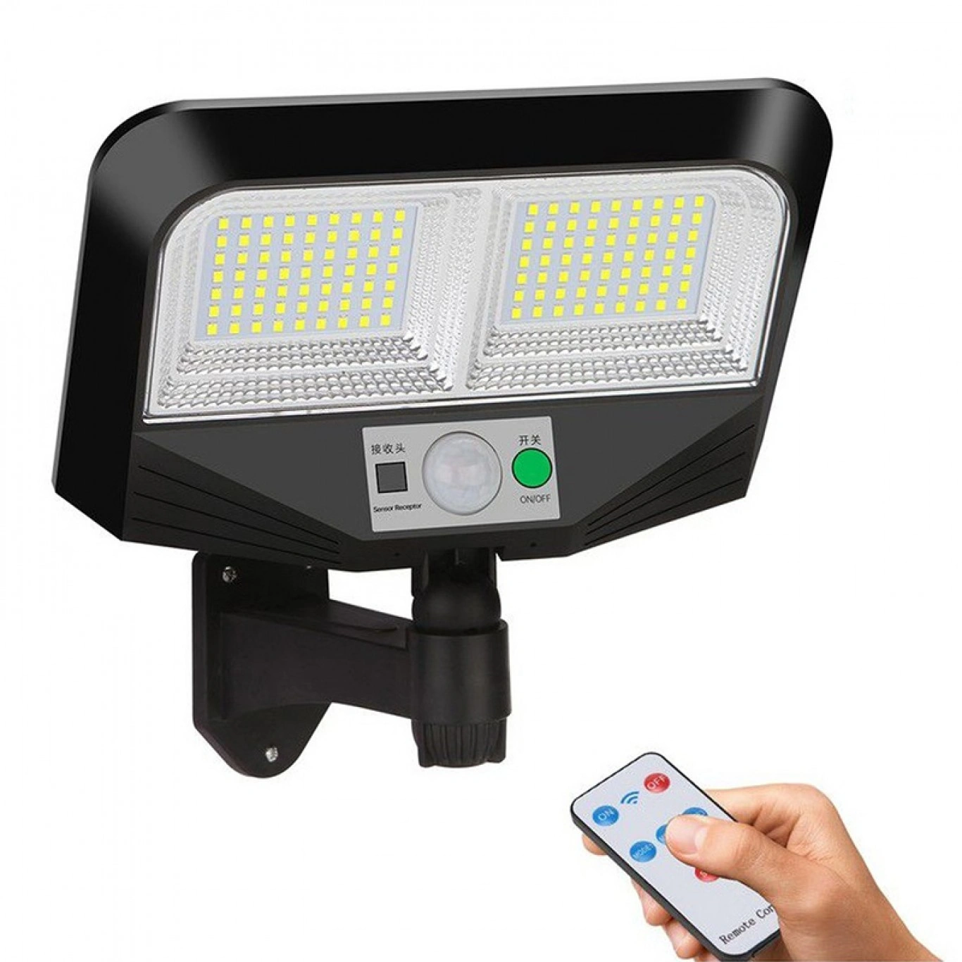 Ηλιακός Προβολέας LED Αδιάβροχος IP67 με Ενσωματωμένο Φωτοβολταϊκό Πάνελ, Τηλεχειριστήριο, Αισθητήρα κίνησης & Χρονοδιακόπτη GD-2201 Ηλιακός Προβολέας LED Αδιάβροχος IP67 με Ενσωματωμένο Φωτοβολταϊκό Πάνελ, Τηλεχειριστήριο, Αισθητήρα κίνησης & Χρονοδιακόπτη GD-2201