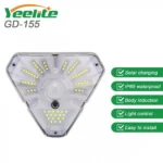 Επιτοίχιο Ηλιακό Προβολάκι με 62 LED - GD-155