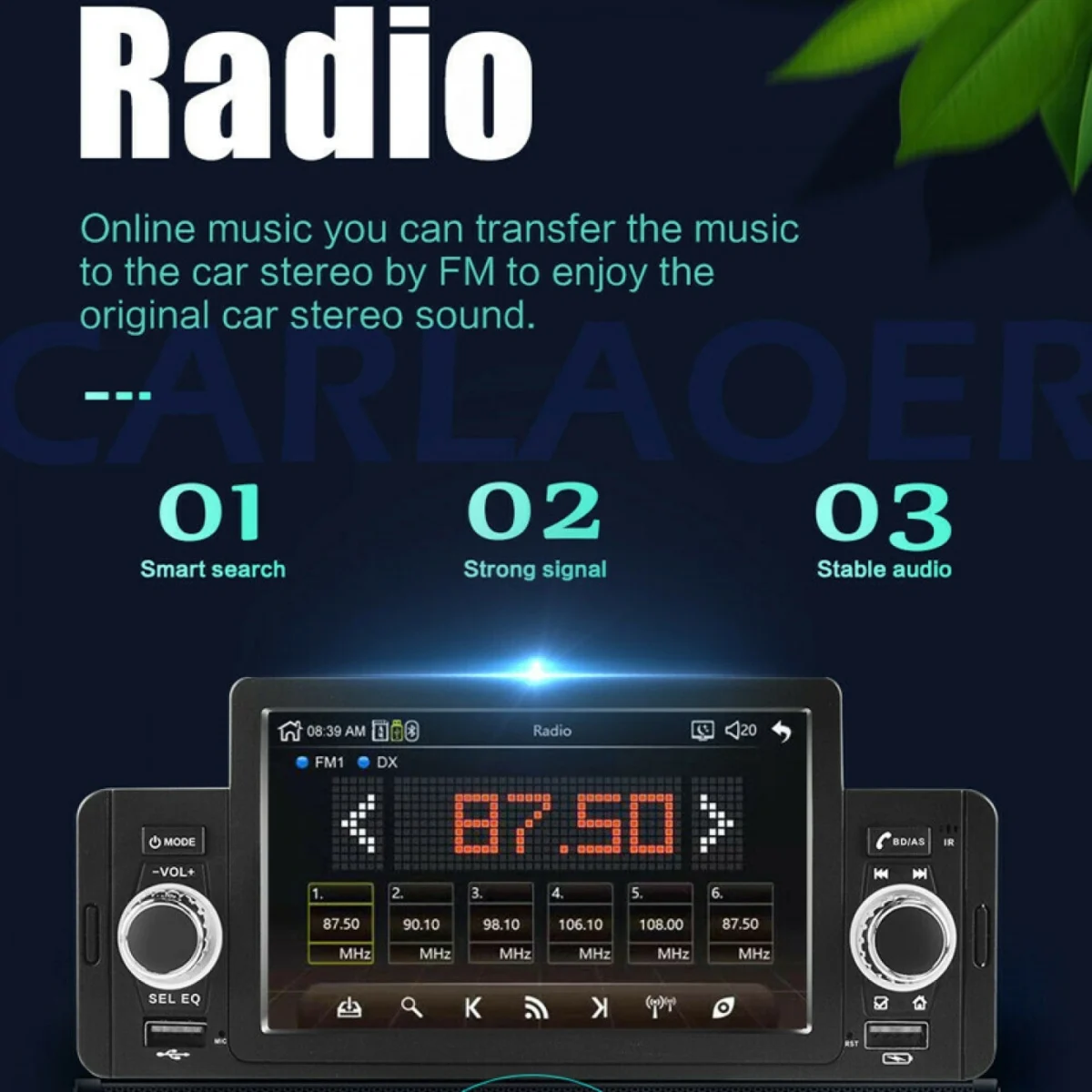 Multimedia Bluetooth Ηχοσύστημα Αυτοκινήτου CTC-5060 με Οθόνη Αφής 5"