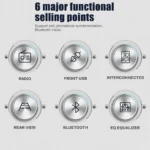 Multimedia Bluetooth Ηχοσύστημα Αυτοκινήτου CTC-5060 με Οθόνη Αφής 5"