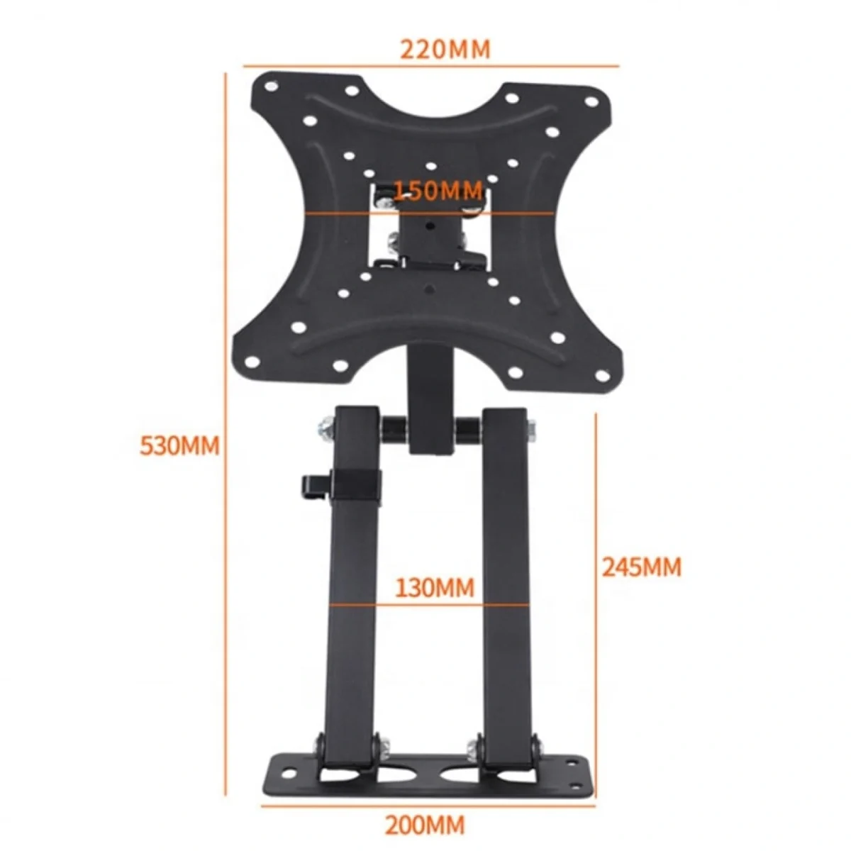 Επιτοίχια Μεταλλική Βάση Τηλεόρασης σε Σχήμα Χ Full Motion με Βραχίονα & Δυνατότητα Κλίσης 32" - 55" και έως 22kg