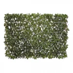 Τεχνητός Φράχτης Με Φύλλωμα Κισσού και Λευκά Άνθη 160x90cm