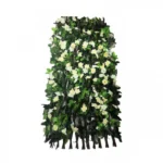 Τεχνητός Φράχτης Με Φύλλωμα Κισσού και Λευκά Άνθη 160x90cm