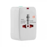 Ταξιδιωτικός Αντάπτορας Πρίζας Universal Travel Adaptor με Προστασία & 2 Θύρες USB
