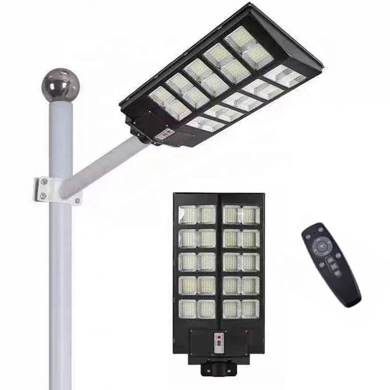Ηλιακό Φωτιστικό Αδιάβροχο Εξωτερικού Χώρου - Δρόμου με Ανιχνευτή Κίνησης & Τηλεχειριστήριο - Jortan 600watt Solar Powered LED Street/Pole Light Ηλιακό Φωτιστικό Αδιάβροχο Εξωτερικού Χώρου - Δρόμου με Ανιχνευτή Κίνησης & Τηλεχειριστήριο - Jortan 600watt Solar Powered LED Street/Pole Light