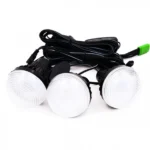 Ηλιακό Σύστημα Φωτισμού με 3 Λάμπες & Προβολέα 30W Cclamp CL-03 – Μαύρο