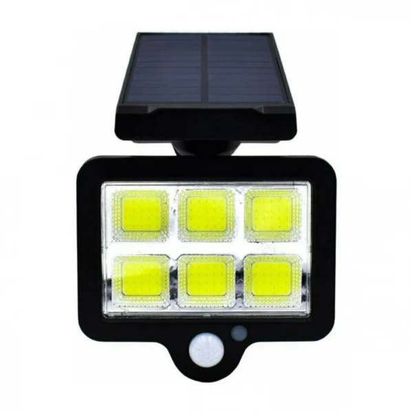 Αδιάβροχο Ηλιακό Φωτιστικό 140 LED COB με Ανιχνευτή Κίνησης OEM YT-140 – Μαύρο