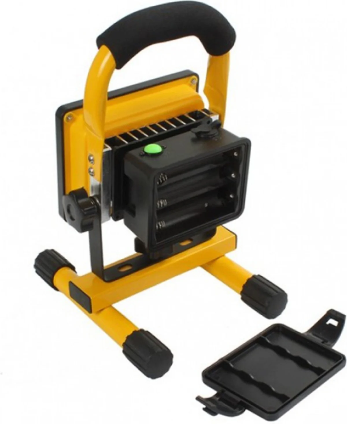 Φορητός Επαναφορτιζόμενος Προβολέας Εργασίας LED 30W Υψηλής Φωτεινότητας 2400LM σε Κίτρινο χρώμα με λαβή W804