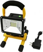 Φορητός Επαναφορτιζόμενος Προβολέας Εργασίας LED 30W Υψηλής Φωτεινότητας 2400LM σε Κίτρινο χρώμα με λαβή W804