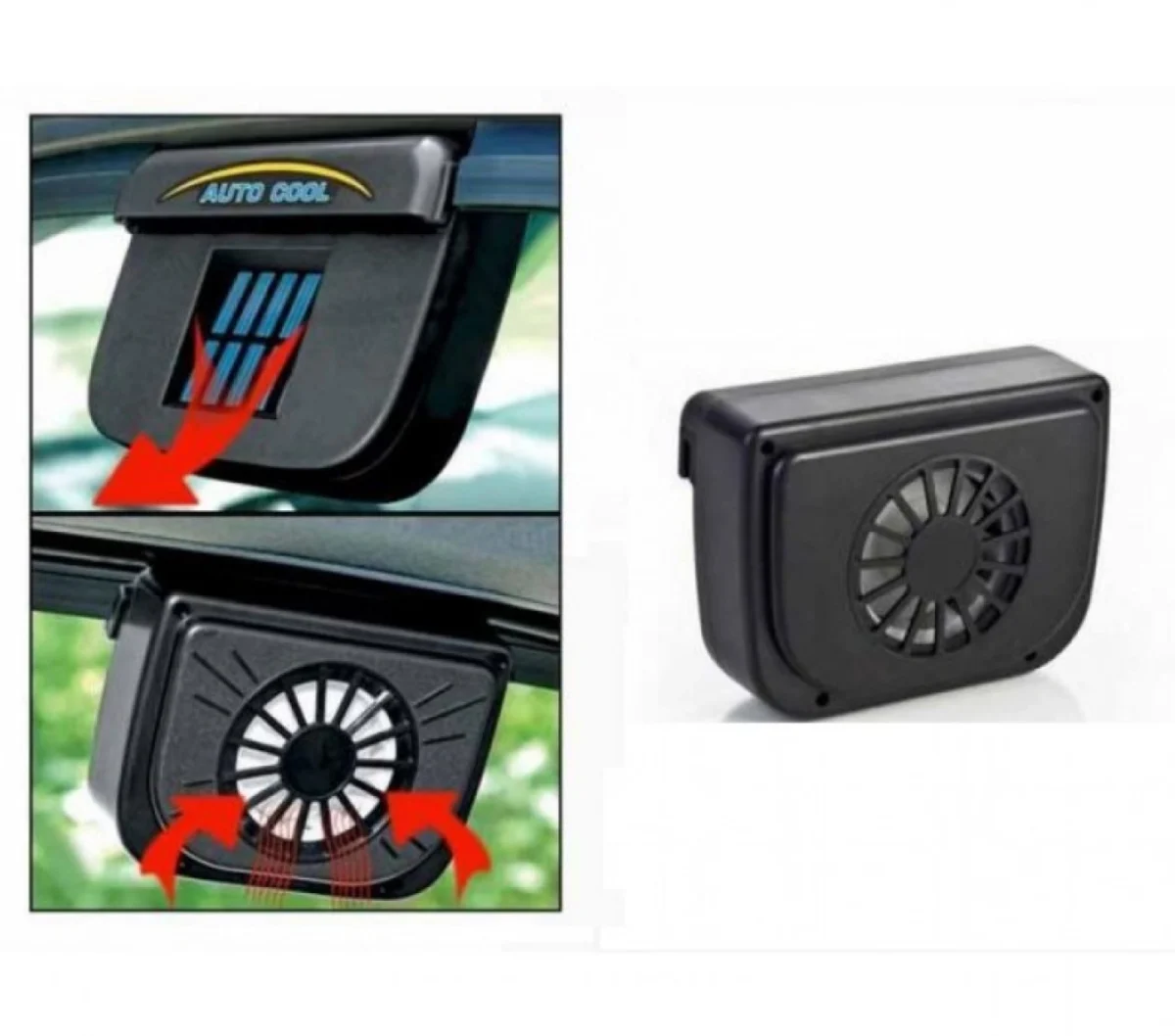 Ηλιακός Ανεμιστήρας Αυτοκινήτου AutoCool Ventilation System
