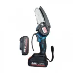 Mini Ηλεκτρικό Επαναφορτιζόμενο Αλυσοπρίονο - Πριόνι με Λάμα 15εκ και 2 Μπαταρίες