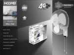 Επιτοίχιος Ανεμιστήρας 50Watt ΗΟΟΜΕΙ ΗΜ-8338