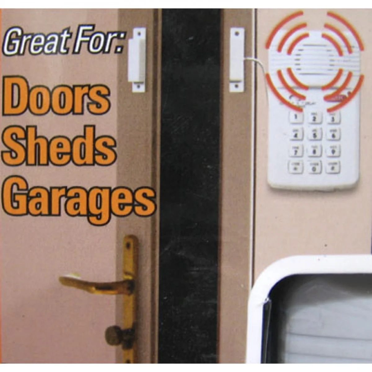 Σύστημα Συναγερμού SecurePro 110db με Μαγνητική Επαφή & Πληκτρολόγιο