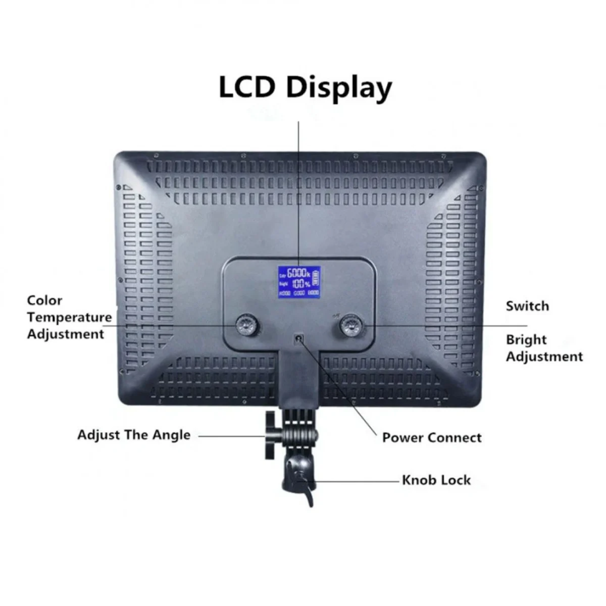 LED Φωτιστικό & Βάση Κινητού Τηλεφώνου Γραφείου USB με Κλιπ & Εύκαμπτο Βραχίονα 2 σε 1 - Professional Live Stream Light