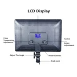 LED Φωτιστικό & Βάση Κινητού Τηλεφώνου Γραφείου USB με Κλιπ & Εύκαμπτο Βραχίονα 2 σε 1 - Professional Live Stream Light