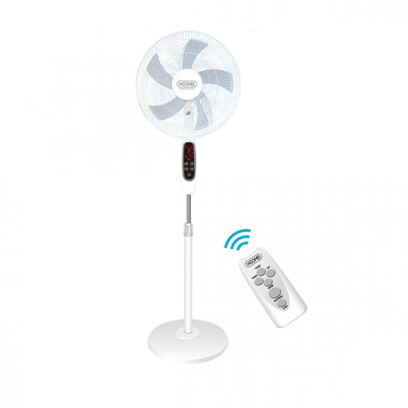 Ανεμιστήρας Ορθοστάτης 60W Διαμέτρου 45cm Με Τηλεχειρηστήριο Hoomei HM-8680 Ανεμιστήρας Ορθοστάτης 60W Διαμέτρου 45cm Με Τηλεχειρηστήριο Hoomei HM-8680