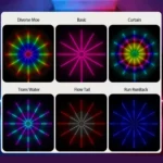 Σετ Ταινίες με Πολύχρωμα RGB LED 6W σε Σχήμα Πυροτεχνήματος Μήκους 0.5m με App Εφαρμογή - Τηλεχειριστήριο & Τροφοδοσία USB