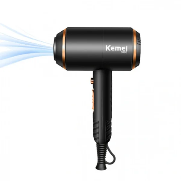 Πιστολάκι-Σεσουάρ Μαλλιών 3000W με Επιλογή Ταχύτητας και Επιλογή Κρύου-Ζεστού Αέρα KEMEI KM-9938