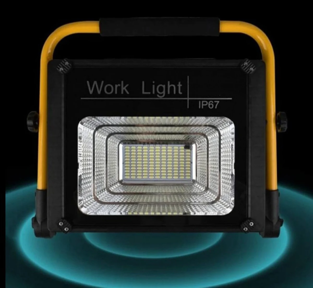 Αδιάβροχος Ηλιακός Προβολέας Εργασίας 80W W744 - Solar Work Light