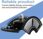 EΕ27 Τριπλό Φωτιστικό 400W 180º LED Ανάπτυξης & Καλλιέργειας Φυτών Full Spectrum Αναδιπλούμενο Πάνελ - Λάμπα Θερμοκηπίου Εσωτερικού Χώρου - Plant Grow Light