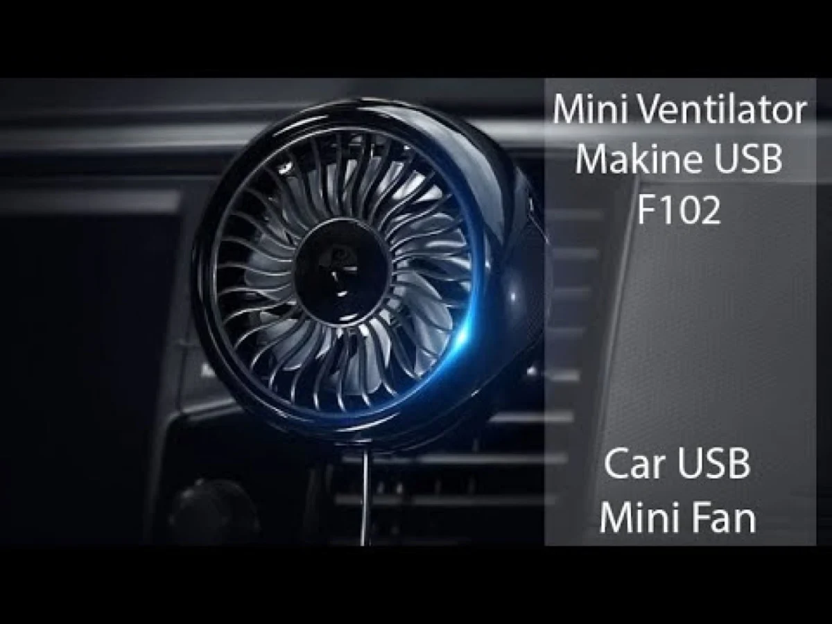 Super Μίνι Ανεμιστήρας USB Αυτοκινήτου για Αεραγωγό ή Ταμπλό με Βεντούζα - Mini Vehicle Air Outlet Fan