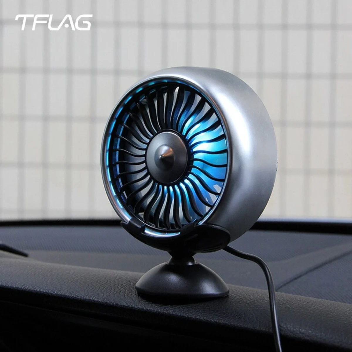 Super Μίνι Ανεμιστήρας USB Αυτοκινήτου για Αεραγωγό ή Ταμπλό με Βεντούζα - Mini Vehicle Air Outlet Fan