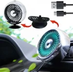 Super Μίνι Ανεμιστήρας USB Αυτοκινήτου για Αεραγωγό ή Ταμπλό με Βεντούζα - Mini Vehicle Air Outlet Fan