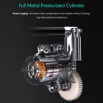 Mini Τρόμπα Έκτακτης Ανάγκης Αυτοκινήτου 90 PSI CarSun® με Φακό, Οθόνη LED για Προβολή Πίεσης, 12V Κομπρεσέρ Αέρος