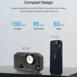 Mini Τρόμπα Έκτακτης Ανάγκης Αυτοκινήτου 90 PSI CarSun® με Φακό, Οθόνη LED για Προβολή Πίεσης, 12V Κομπρεσέρ Αέρος