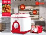 Iσχυρή Φριτέζα Αέρος 1500W με ΑποσπώΦριτέζα Πολυμάγειρας με Αποσπώμενο Κάδο 1lt Hoomei HM-5332
