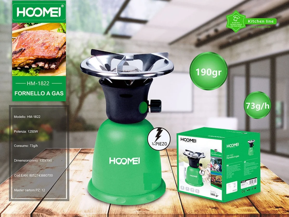 Γκαζάκι Υγραερίου με Αυτόματη Ανάφλεξη HOOMEI HM-1822