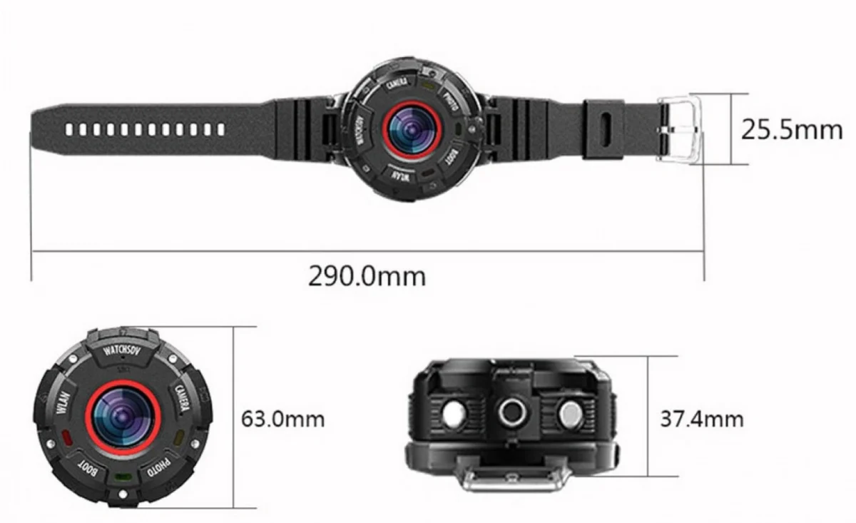 Ρολόι - Action Κάμερα Full HD 1080p 8MP Αδιάβροχη με Wifi & Μαγνήτη - Waterproof Action Camera