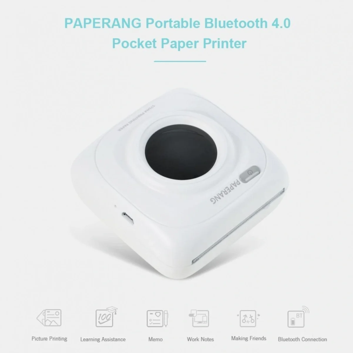 Μίνι Ασύρματος Θερμικός Φορητός Εκτυπωτής Bluetooth Paperang P1 για iOS Android Windows