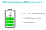 Μίνι Ασύρματος Θερμικός Φορητός Εκτυπωτής Bluetooth Paperang P1 για iOS Android Windows