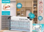 Ηλεκτρικό Εντομοκτόνο 30W UV LED 60m2 - HM-1625 Εντομοπαγίδα Νέας Γενιάς Εξολοθρευτής Κουνουπιών & Εντόμων