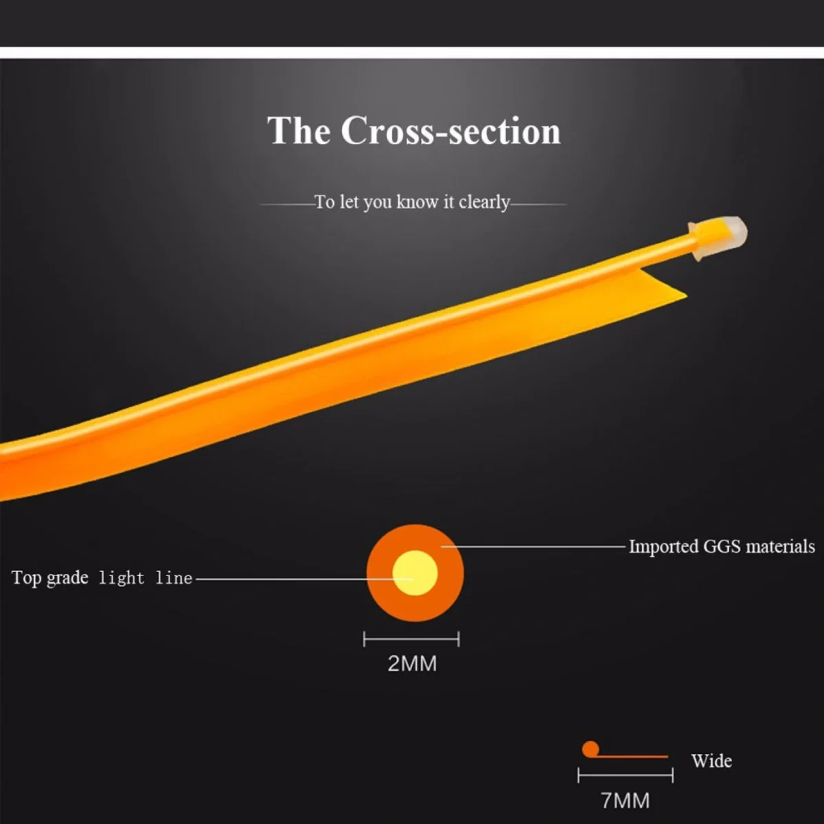 Slim Διακοσμητική Ταινία Neon LED Εσωτερικός Φωτισμός Αυτοκινήτου 12V 3m