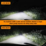 NovSight F10 2 Τμχ LED Λάμπες Αυτοκινήτου H4 70W 12000Lm 6000K - Λαμπτήρες Πορείας Car LED Headlights