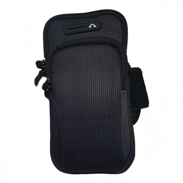 Θήκη Μπράτσου - Περιβραχιόνιο από Neoprene για Κινητό έως 6,5" με Βοηθητική Θήκη και Φερμουάρ