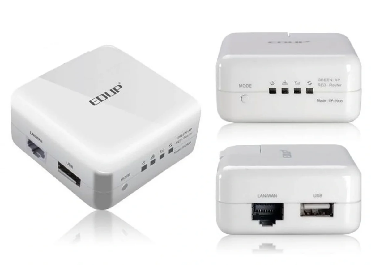 Mini Router EDUP EP-2908 - Ασύρματος Αναμεταδότης wi-fi 150Mbps