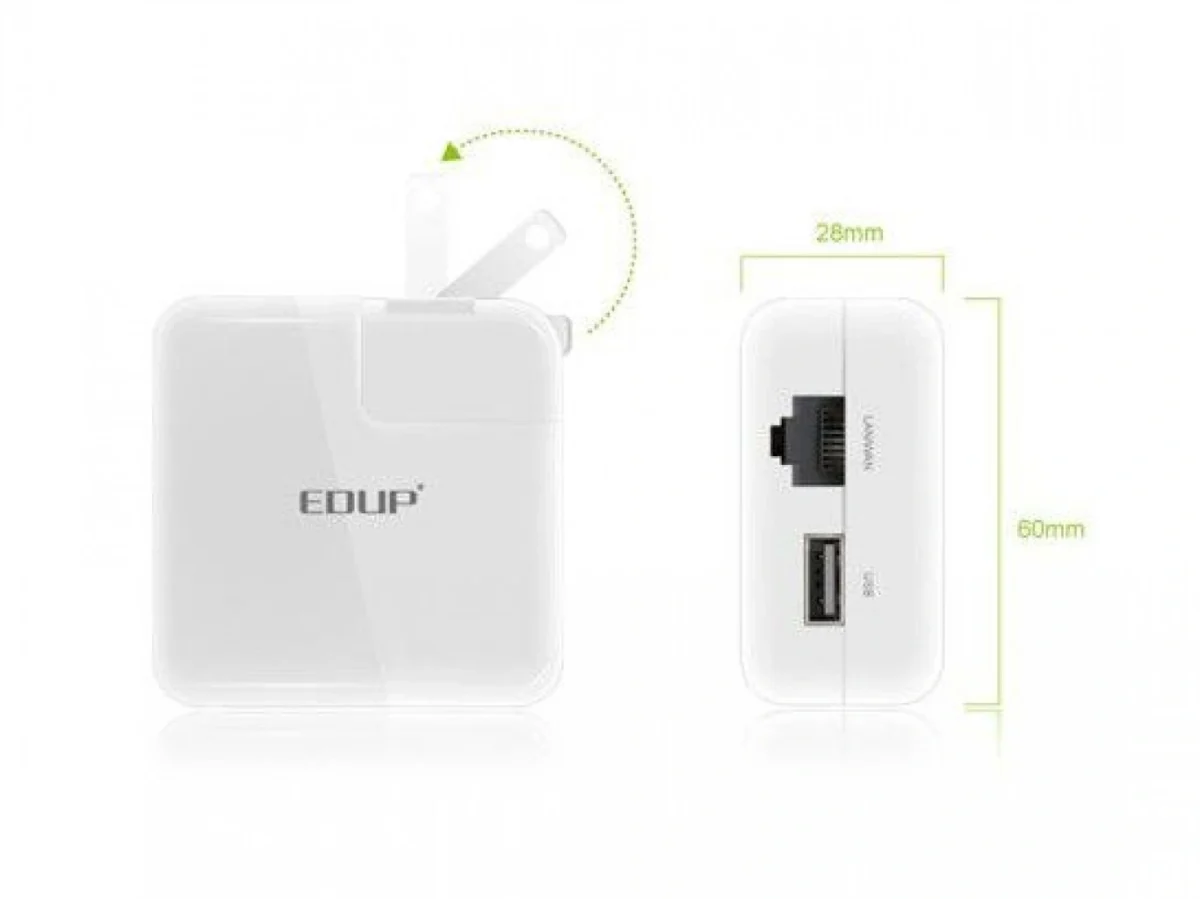 Mini Router EDUP EP-2908 - Ασύρματος Αναμεταδότης wi-fi 150Mbps