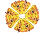 Κομμάτι Pizza Φουσκωτό Στρώμα Θαλάσσης 175cm - Inflatable Sea Pizza Slice