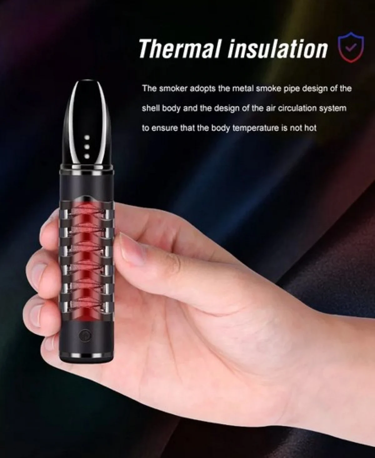 Αντιανεμικός Επαναφορτιζόμενος USB Αναπτήρας/Τασάκι για Κάπνισμα Χωρίς Στάχτες