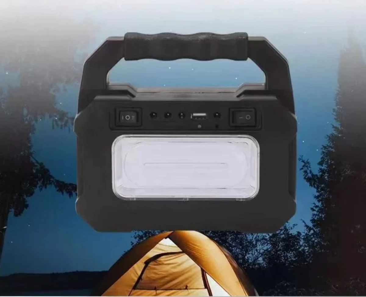 Ηλιακό Σύστημα Τριπλού Φωτισμού GD-8080 με Φακό και 3 Λάμπες Εξωτερικού Χώρου