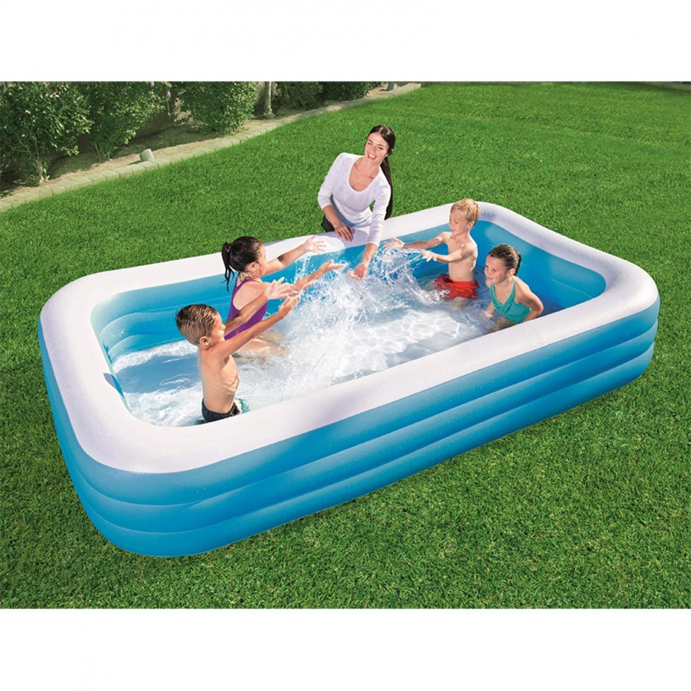 Happy Pool Παιδική Πισίνα Φουσκωτή 305x175x60cm Happy Pool Παιδική Πισίνα Φουσκωτή 305x175x60cm