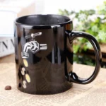 Κεραμική Κούπα "Βρύση Δολλαρίων" που Αντιδράει στη Θερμότητα για Καφέ & Τσάι