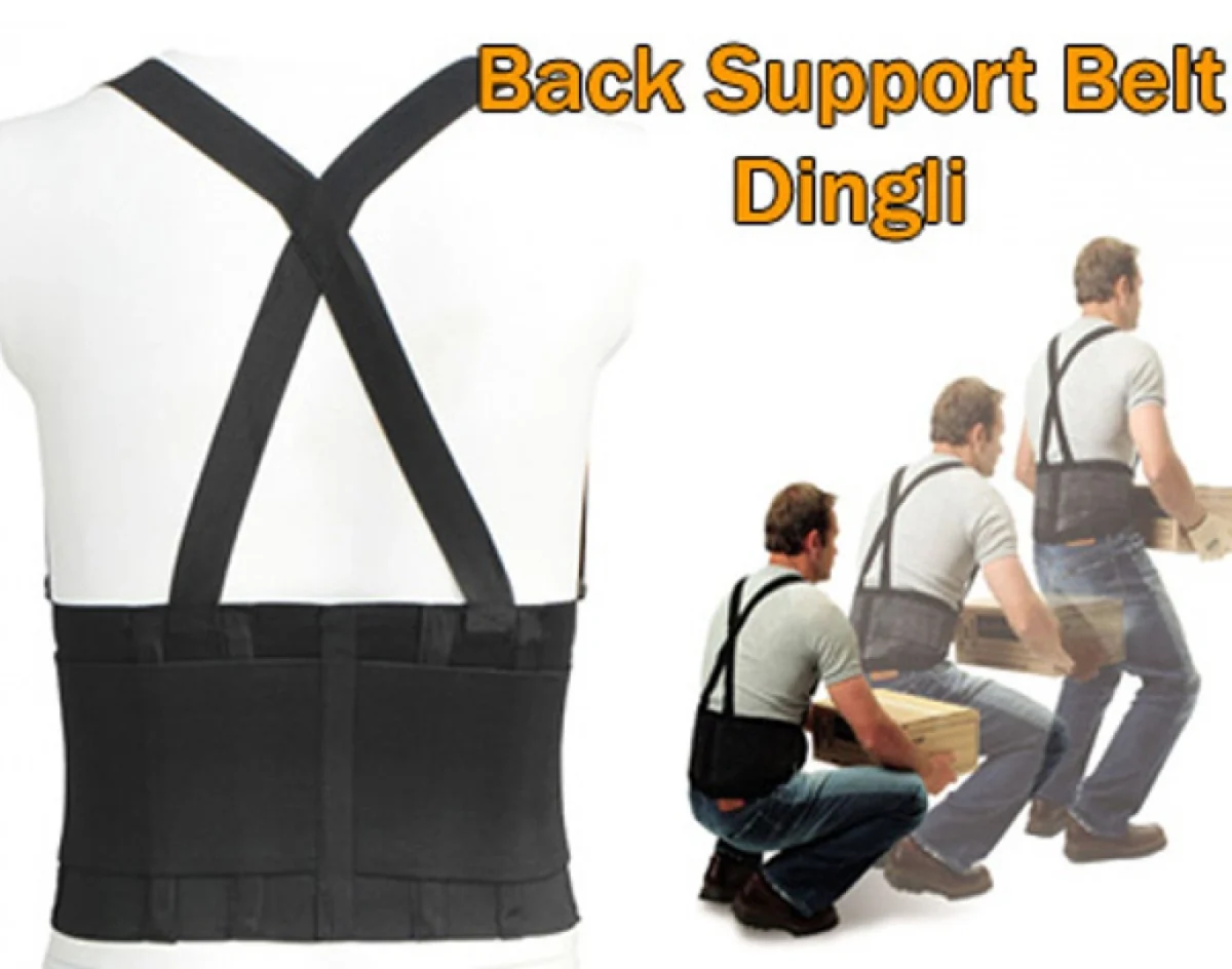 Ζώνη Στήριξης Μέσης με Tιράντες - Dingli Back Support Belt