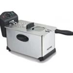 Επαγγελματική Ανοξείδωτη Φριτέζα Λαδιού με Αποσπώμενο Κάδο 3.5lt Ασημί Hoomei HM-5335